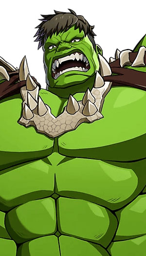 Hulk, as seen in Marvel Tokon.