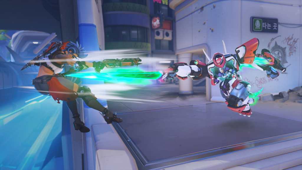 Overwatch D.Mon attacking Junker Queen