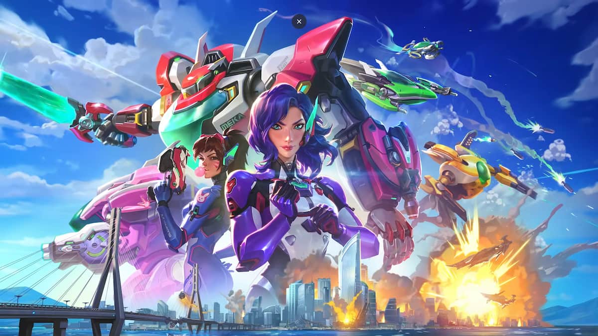 Overwatch D.Mon hero reveal art