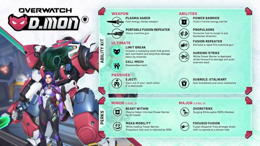 D.Mon from Overwatch
