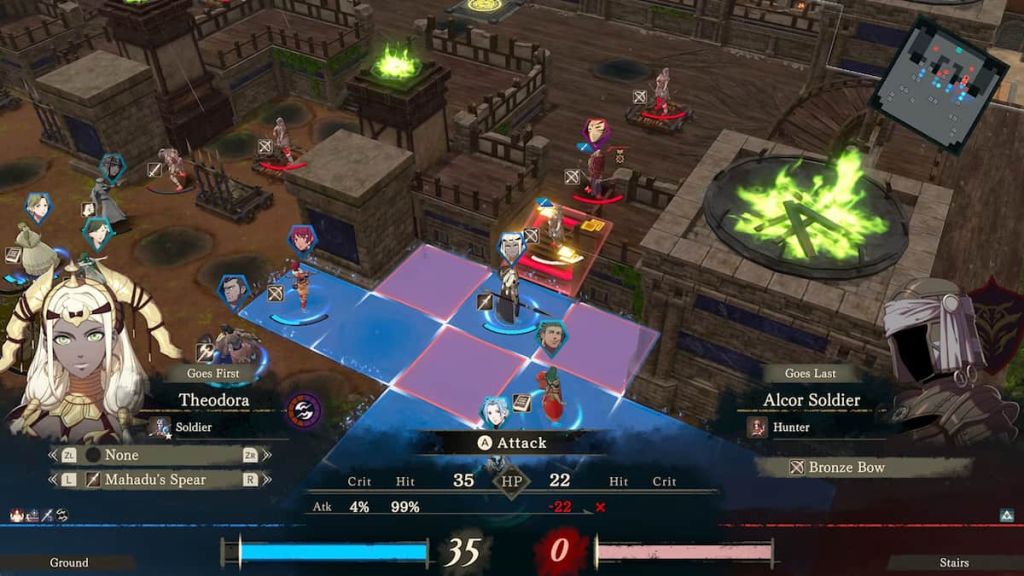 Fire Emblem: Fortune's Weave combat gameplay