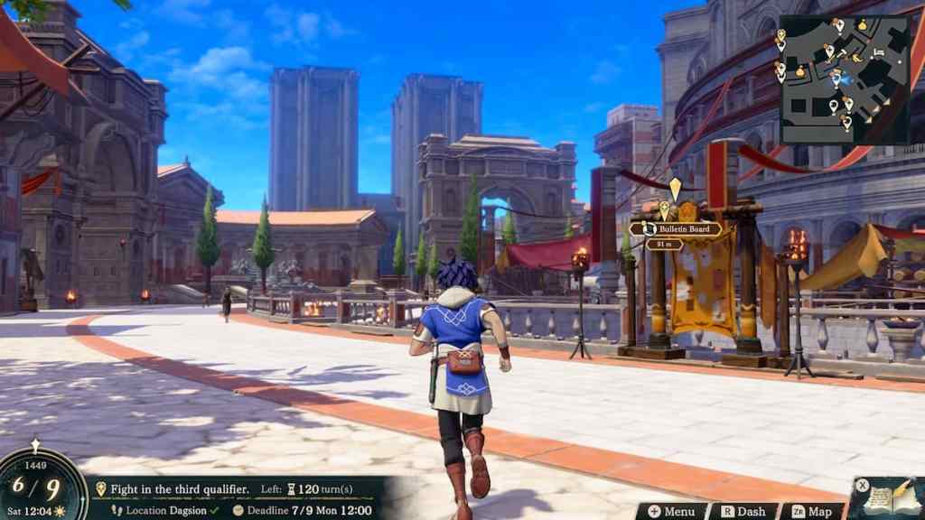 Fire Emblem Fortune's Weave Dagsion open world