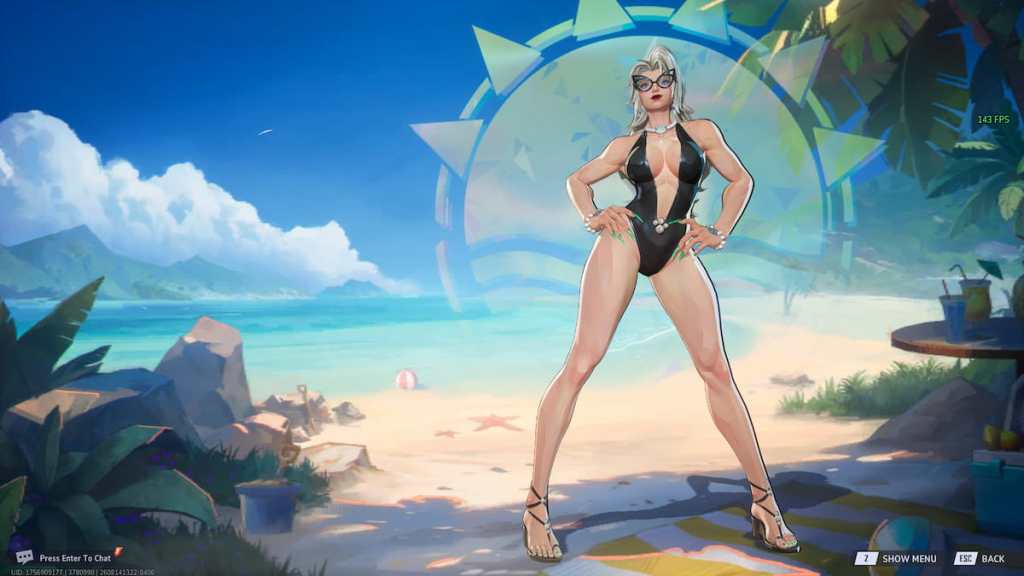 Marvel Rivals Black Cat swimsuit skin