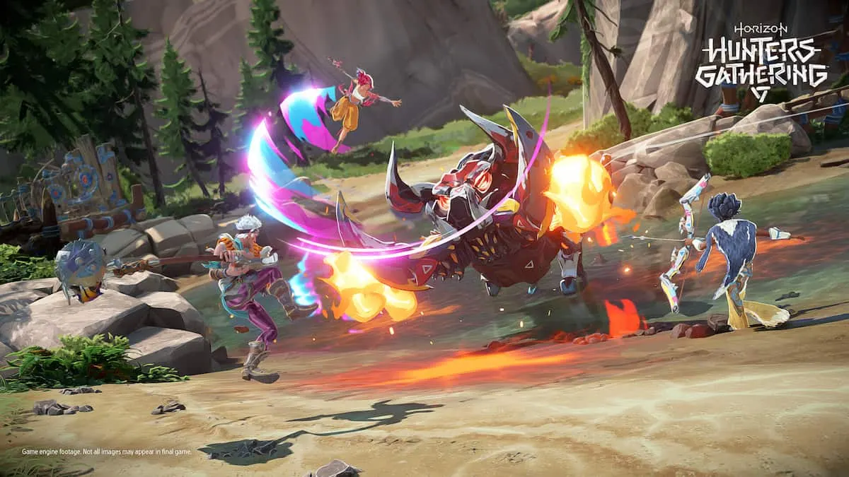 Horizon Hunters Gathering combat