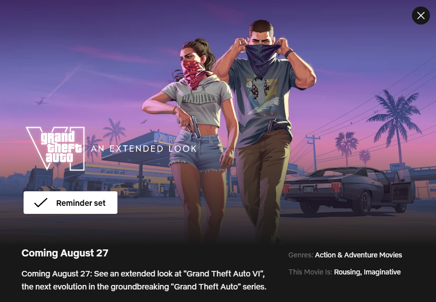 GTA 6 Netflix