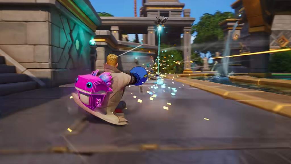 Klombo sprite on back in fortnite