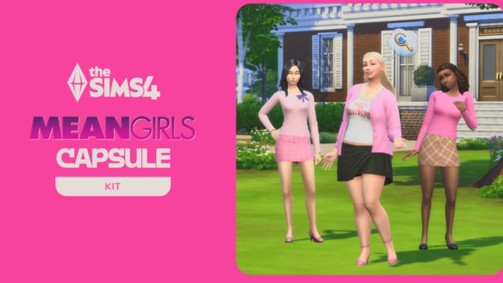 All Mean Girls and Clueless kit items in The Sims 4