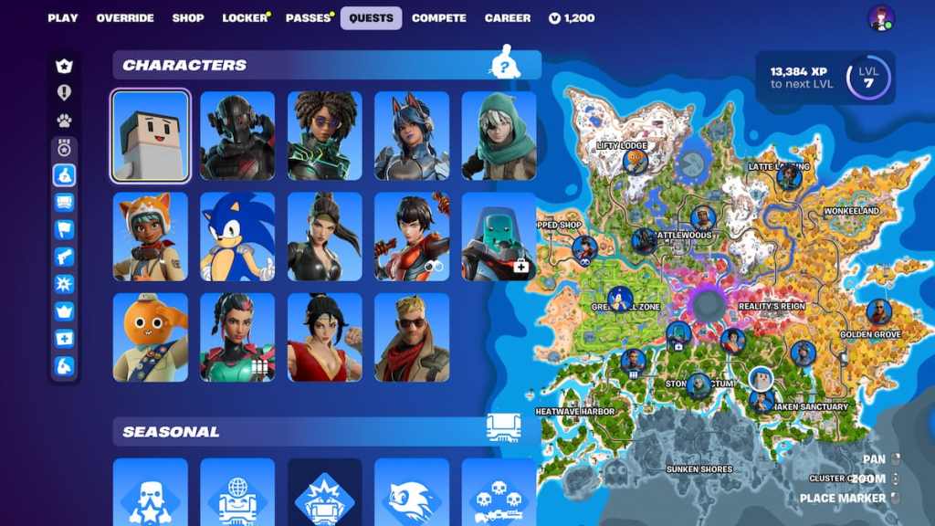 هەموو شوێنەکانی NPC لە Fortnite Chapter 7، وەرزی 4