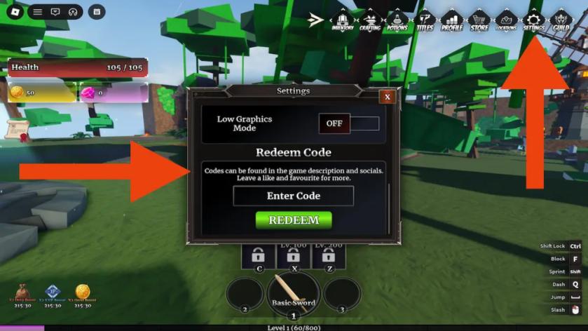 overgeared how to redeem codes