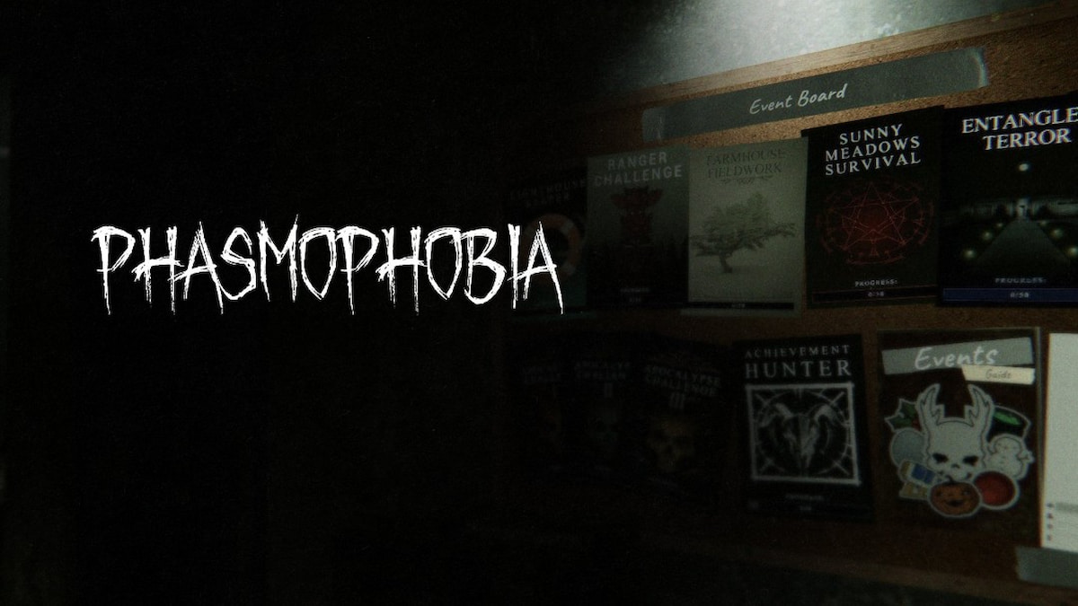 Phasmophobia logo by event board art