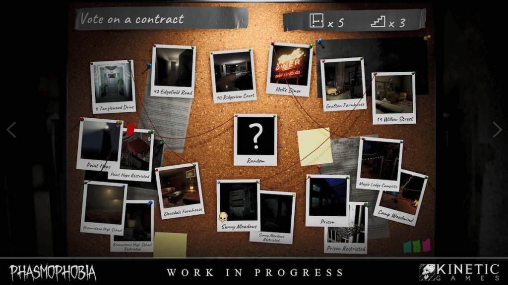 New restricted maps in Phasmophobia