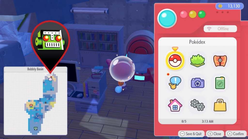 Portal pod map location in pokopia
