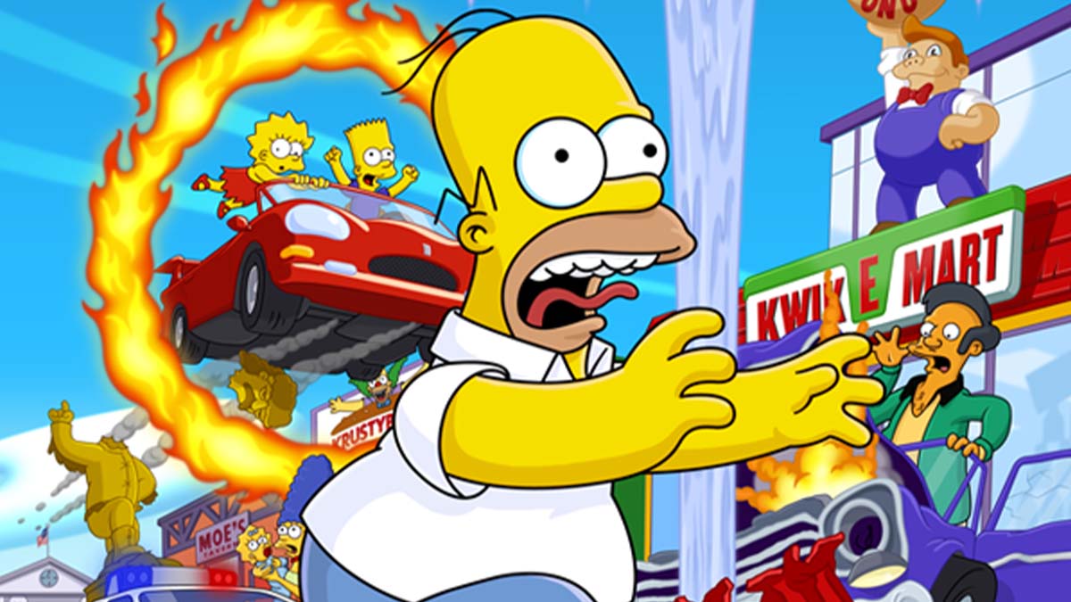 The cover art for Simpsons Hit & Run