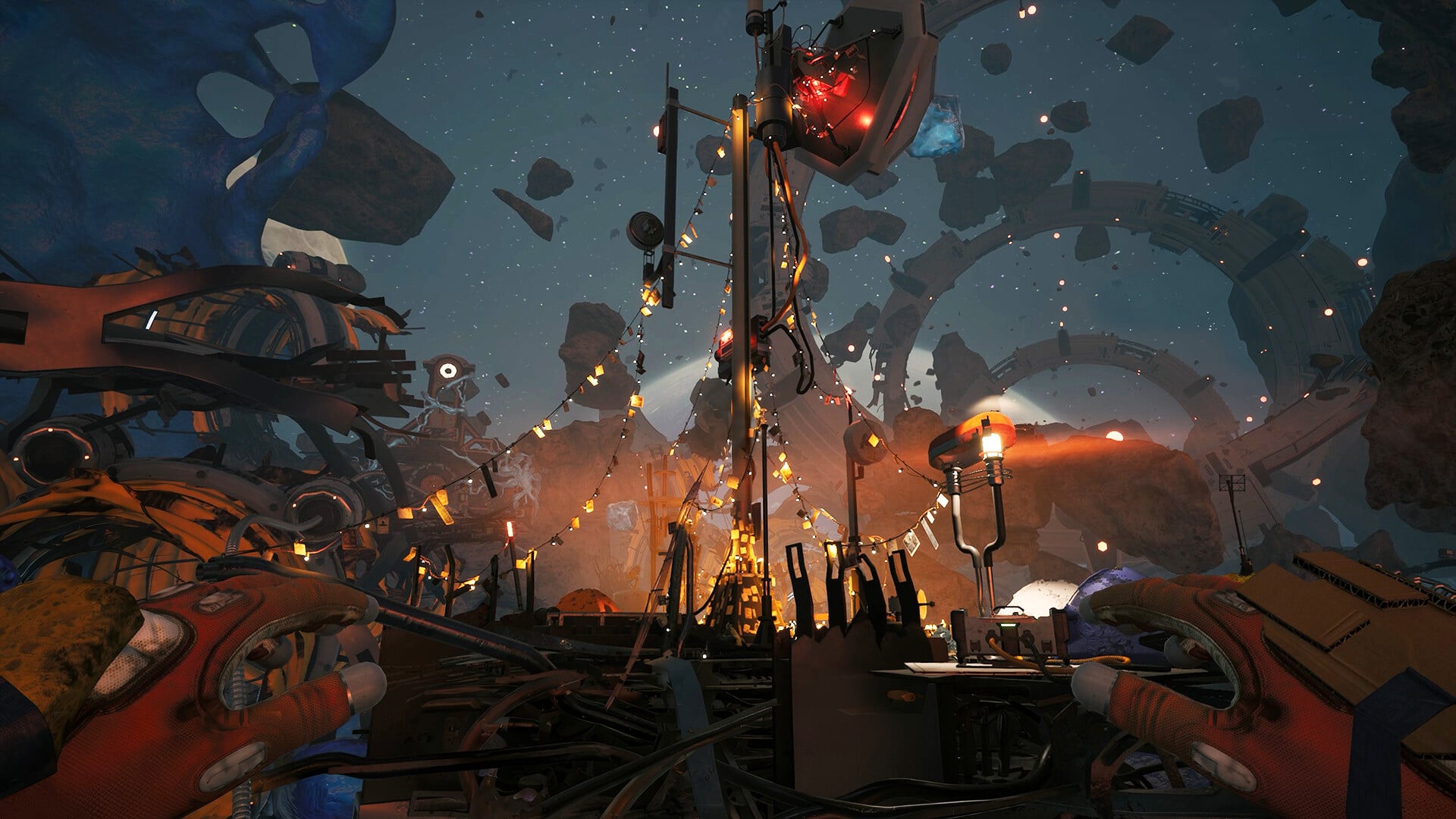 Exploring the space in Breathedge 2