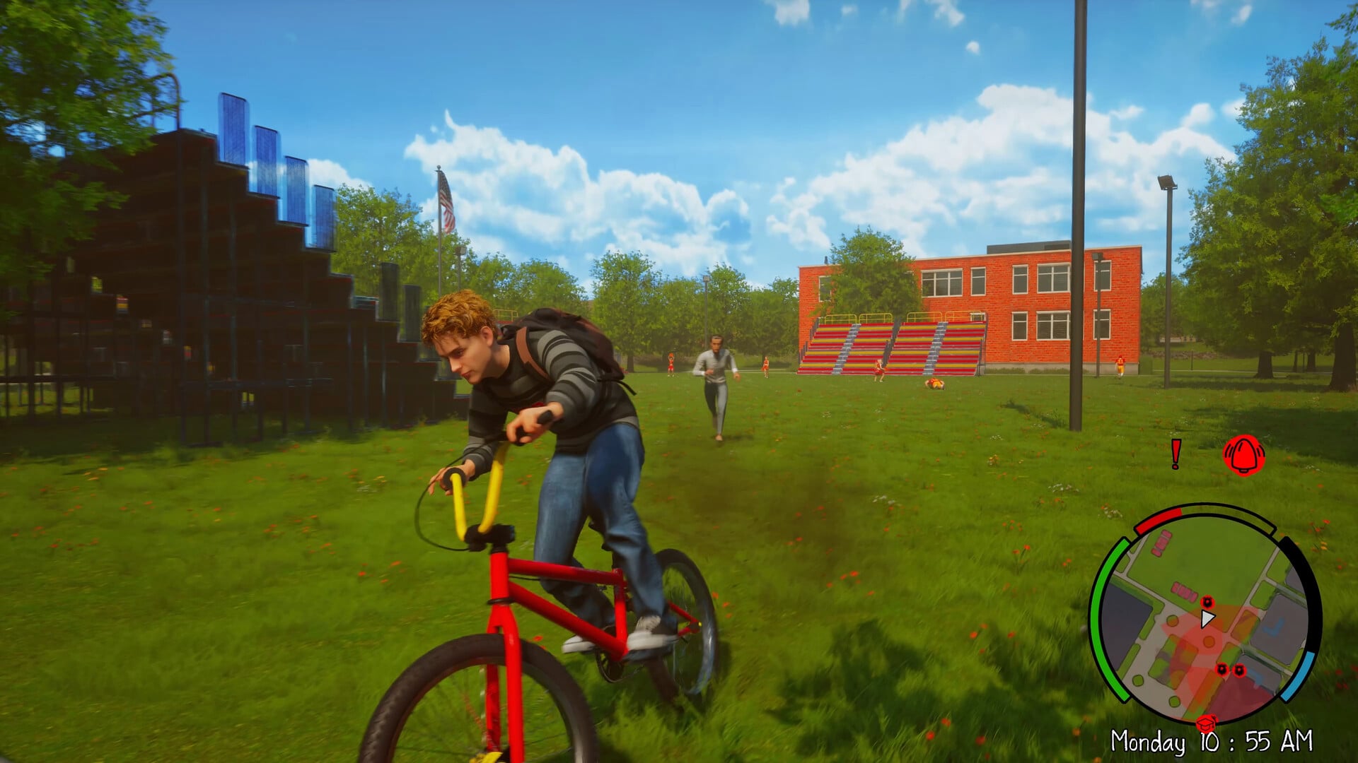 Riding the bicycle in Agefield High