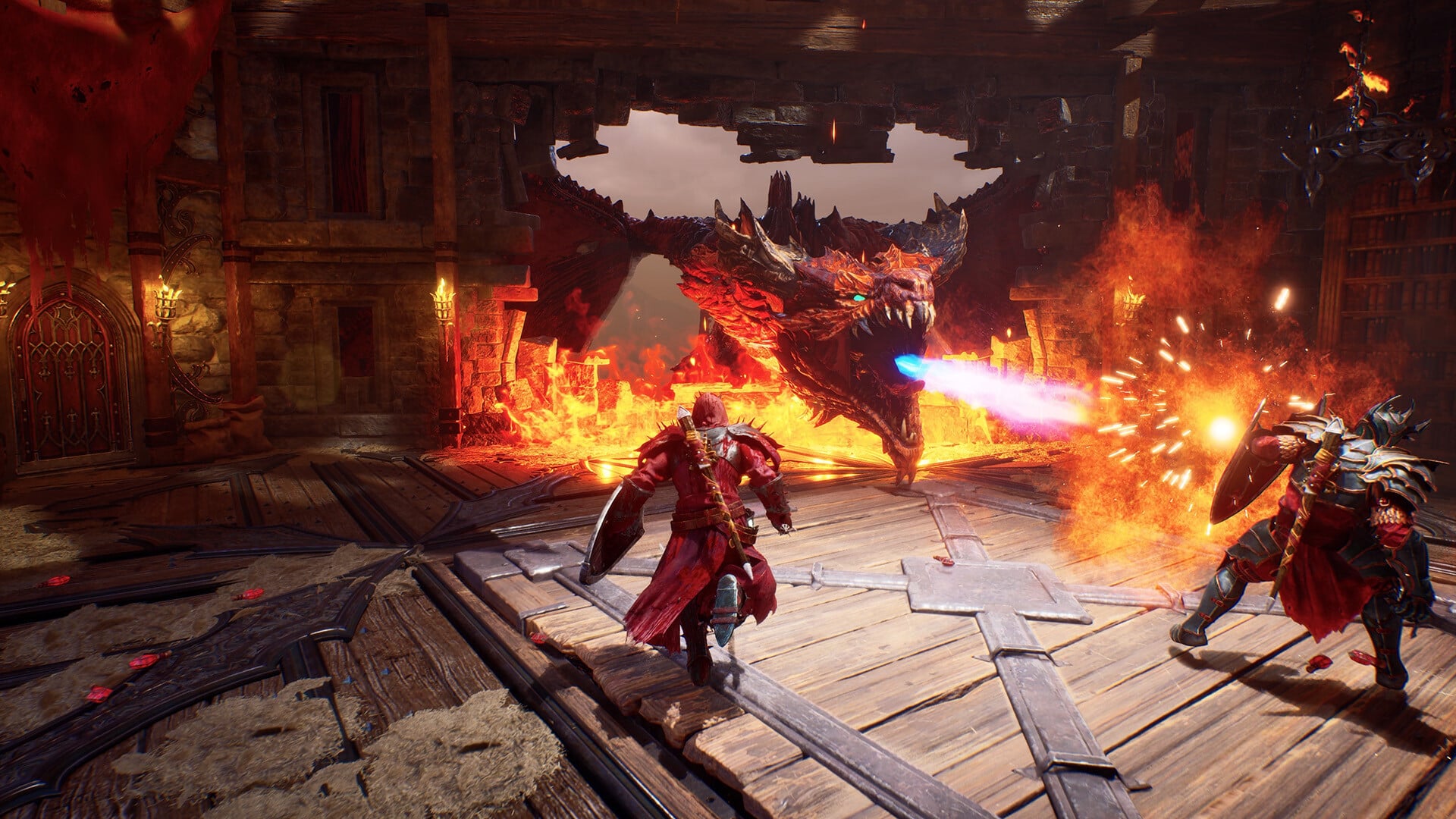 Slaying a dragon in Crimson Moon