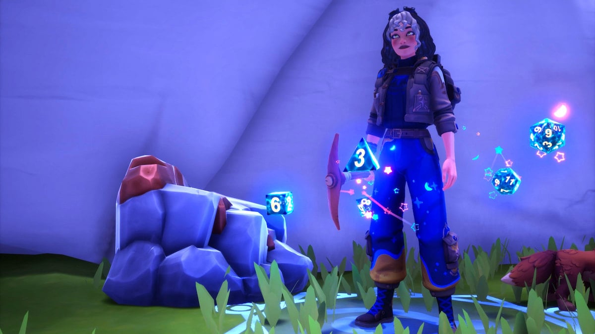 Standing by a rock node in palia
