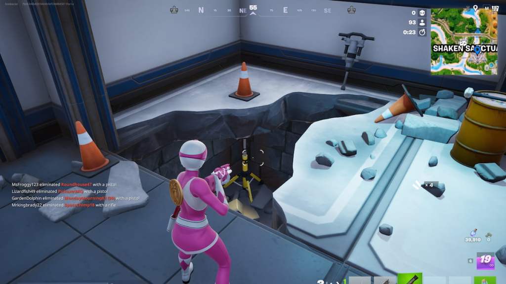 The order bunker entrance in fortnite