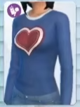 Clueless kit top in the sims