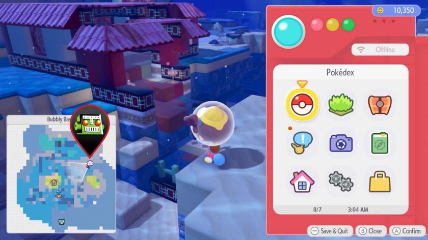 Windup inkay main bubbly basin map location in pokopia