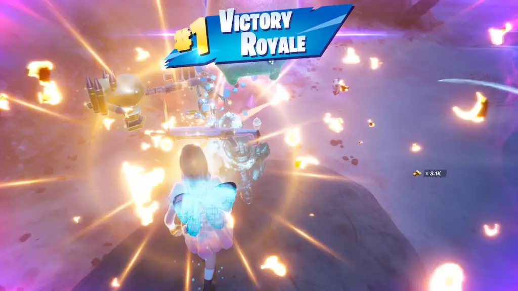 Winning in fortnite