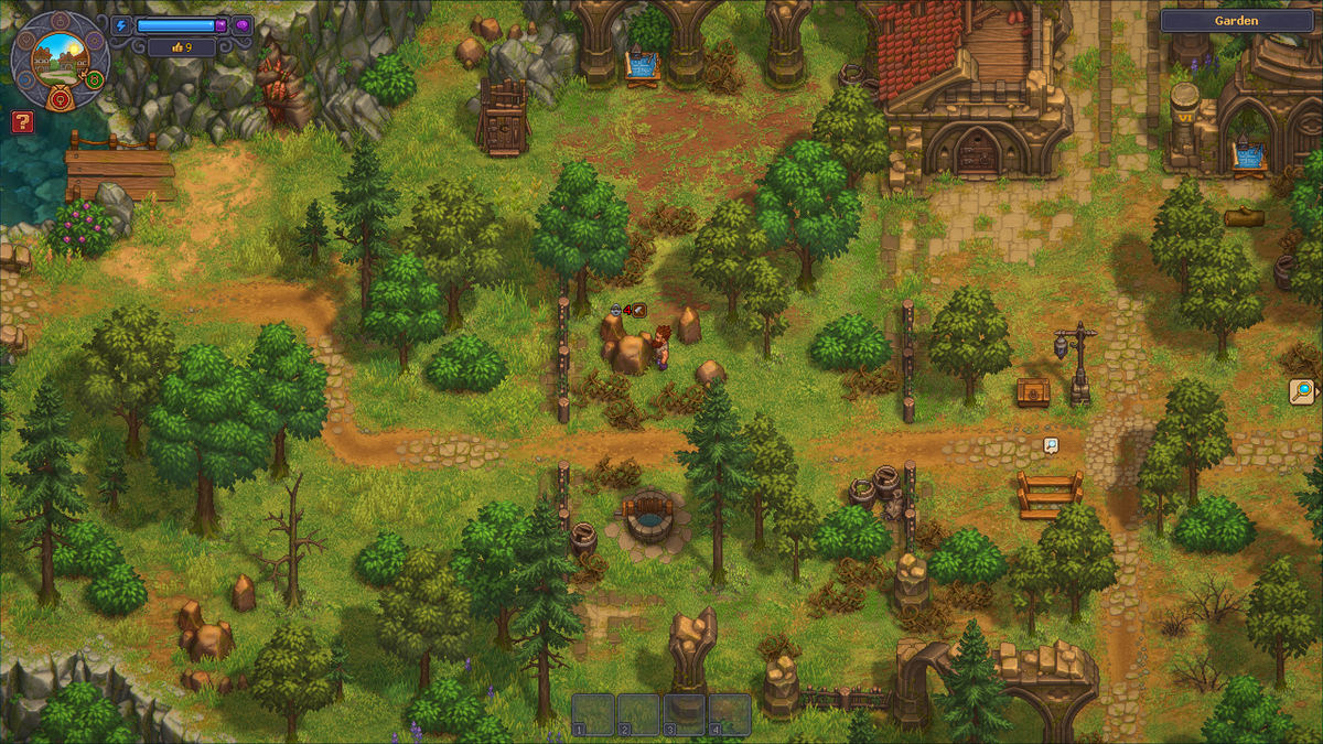 Exploring your base in Graveyard Keeper 2