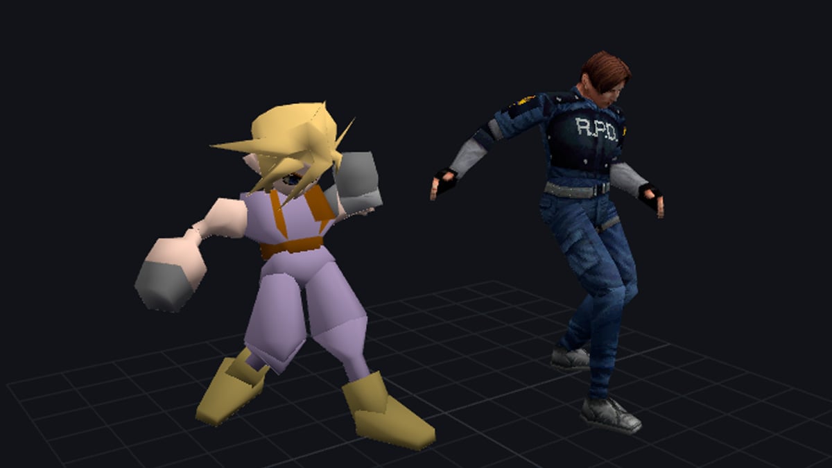 Cloud and Leon in the Pardall Games arena