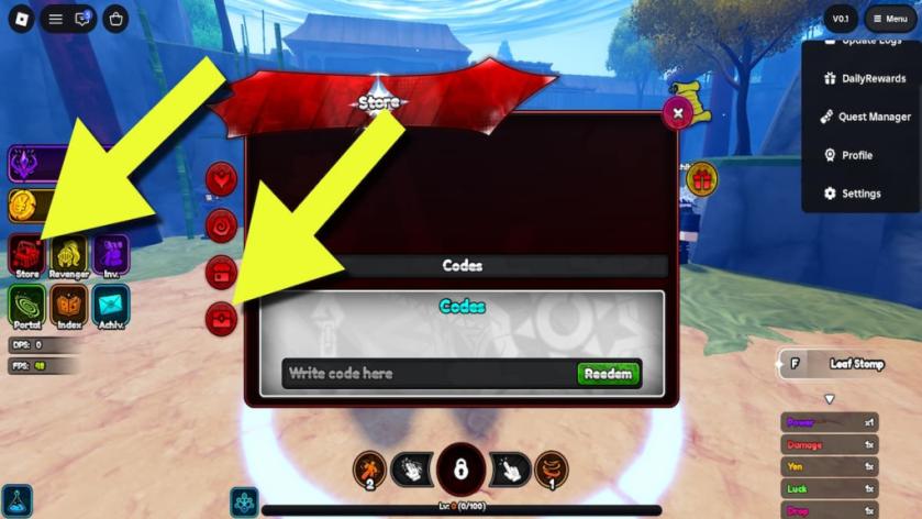 Anime Revengers code redemption steps