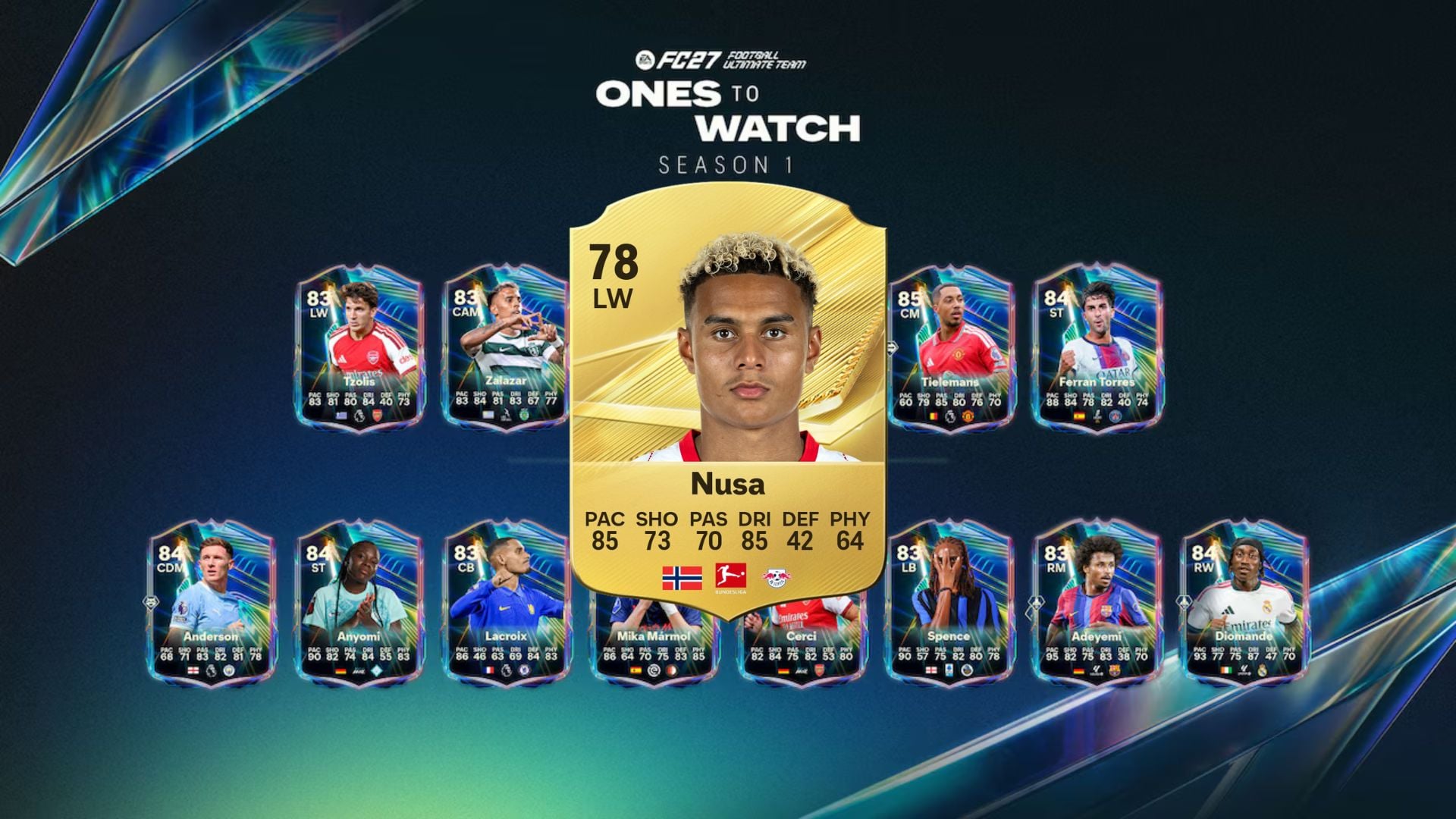 Nusa card in FC 27