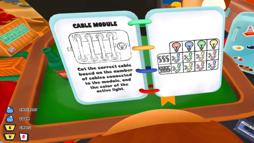 solving the cable puzzle
