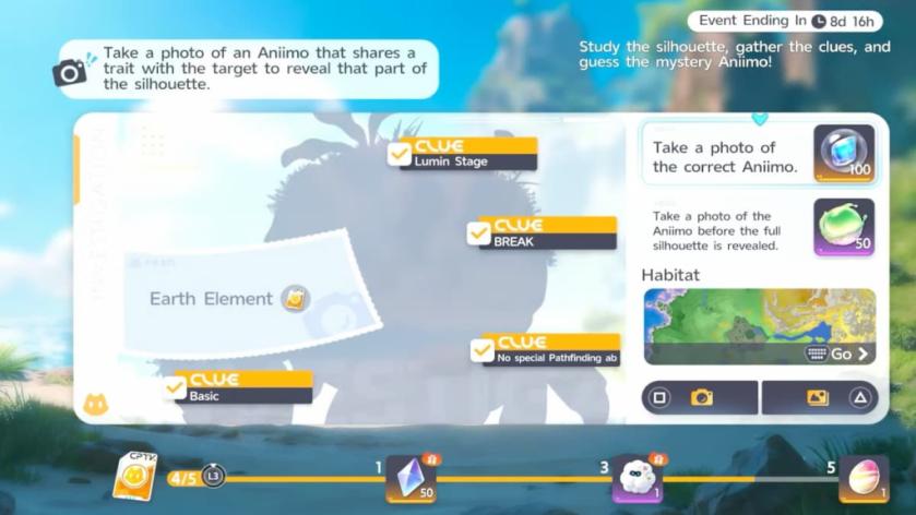 Who's That Aniimo event page in Aniimo