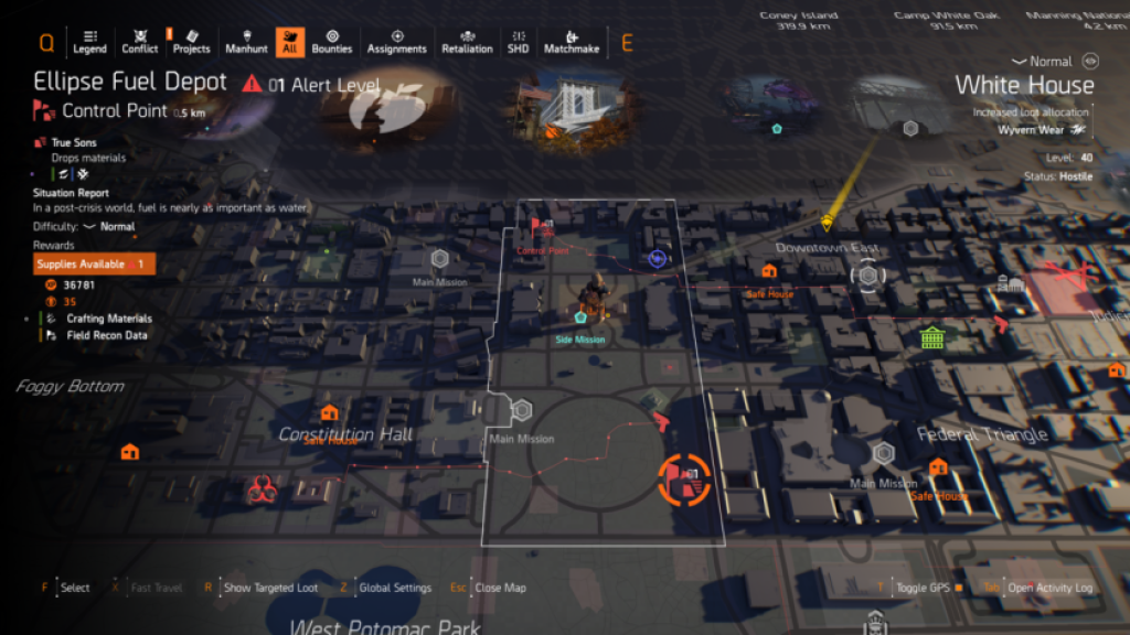 Ellipse Fuel Depot in The Division 2