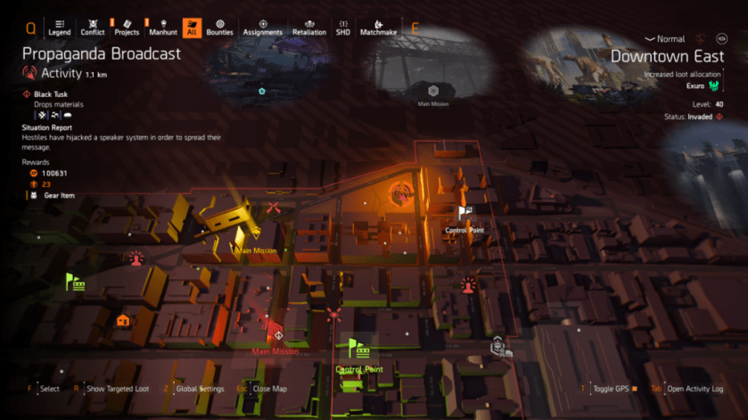 The Division 2 Y8S3 Red Horizon Week 5 Manhunt: Scout 5 solutions
