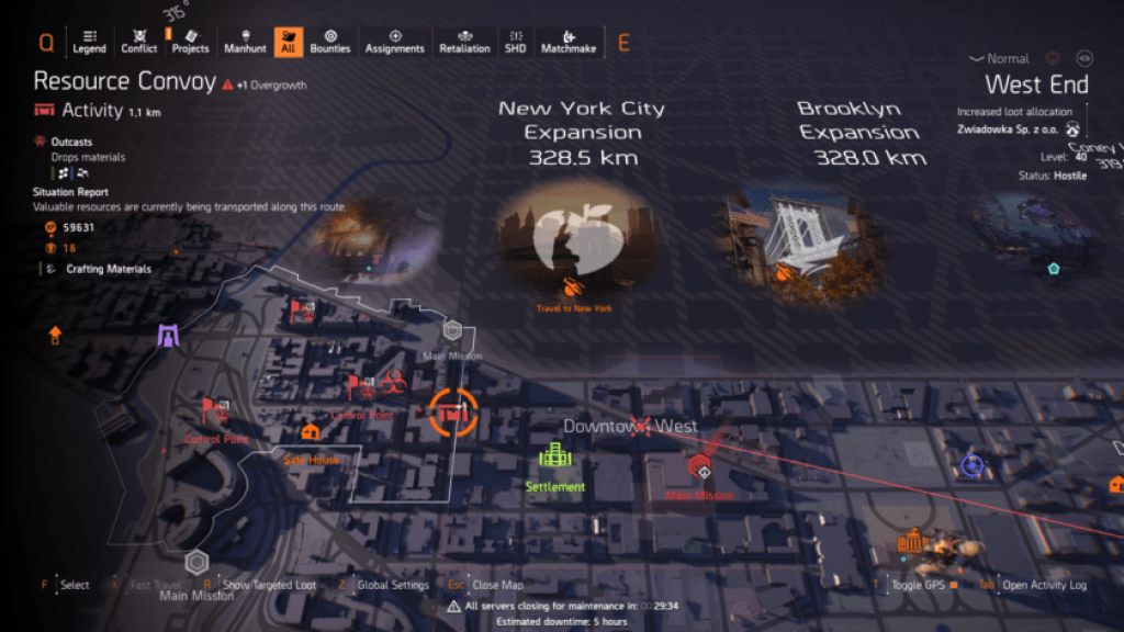 Supply Convoys in The Division 2