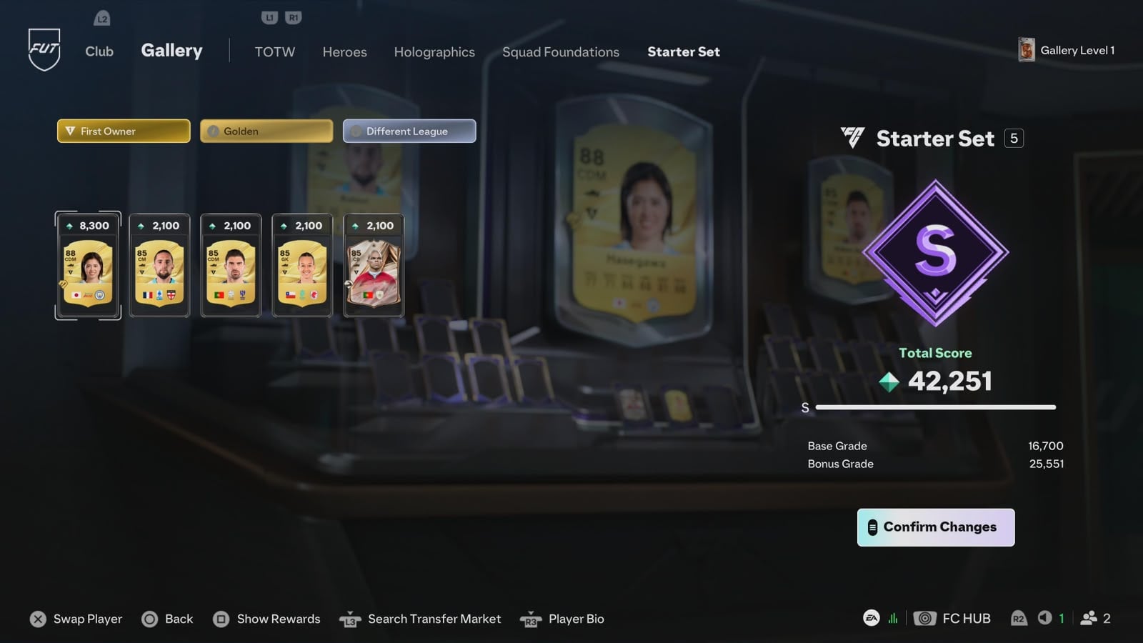 The FUT Gallery in FC 27