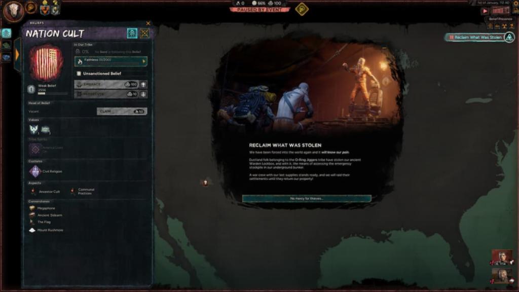 Missions and events in Afterworld.