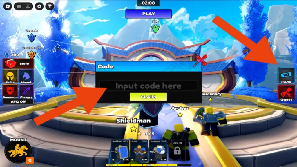 command an army how to redeem codes