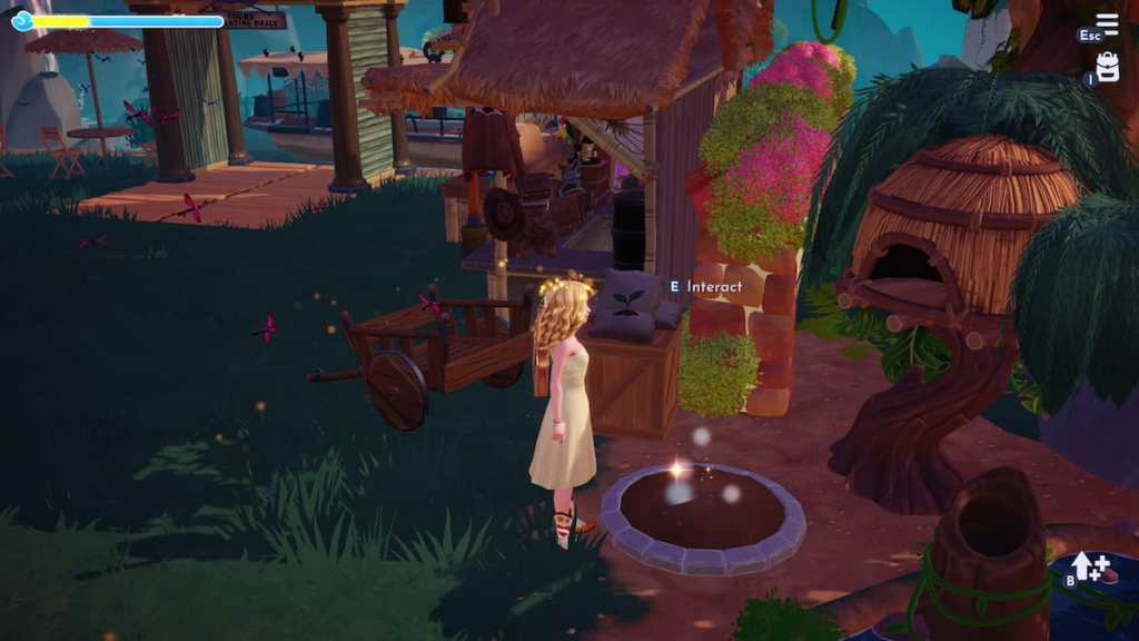 Flower Planter 3 in disney dreamlight valley