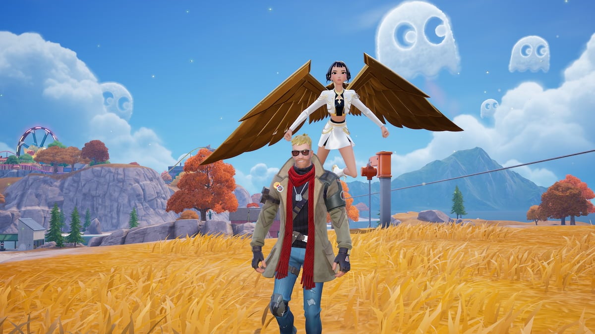 Flying near Jones in Fortnite