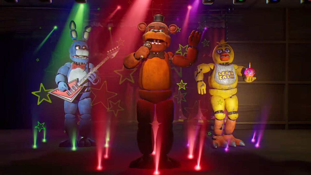 Five nights at freddy's characters onstage in fortnite fortnitemares