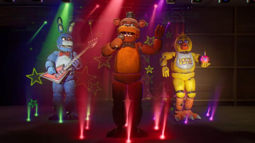 Five nights at freddy's characters onstage in fortnite fortnitemares