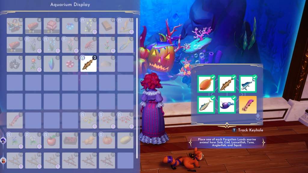 Forgotten Lands fish in disney dreamlight valley