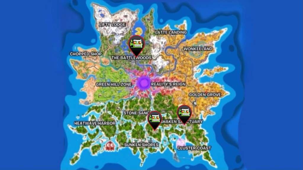 Geno's memories from his past map locations in Fortnite