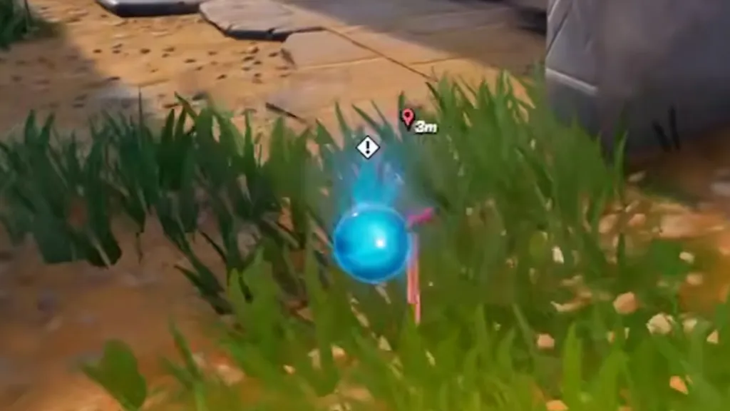 Geno's memory in a blue ball in fortnite