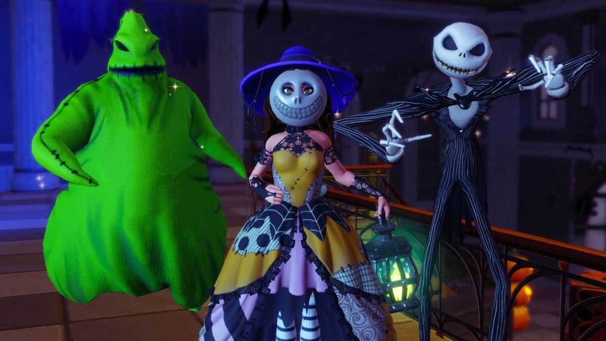 Holding ghost lantern in disney dreamlight valley