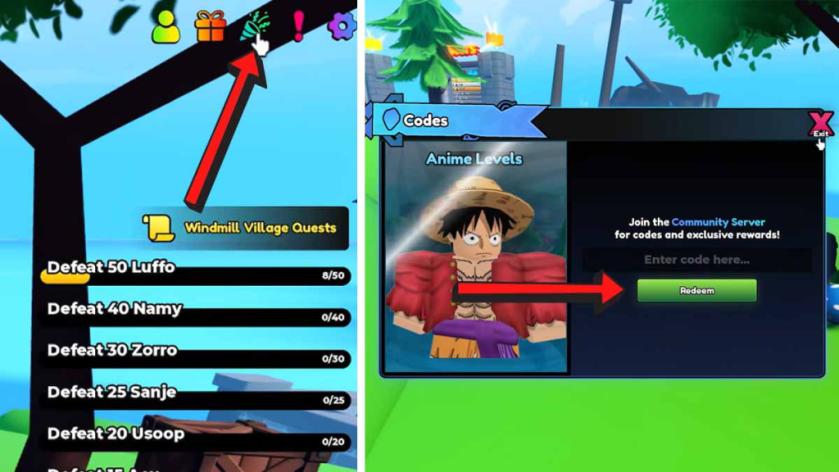 How To Redeem Anime Levels Codes