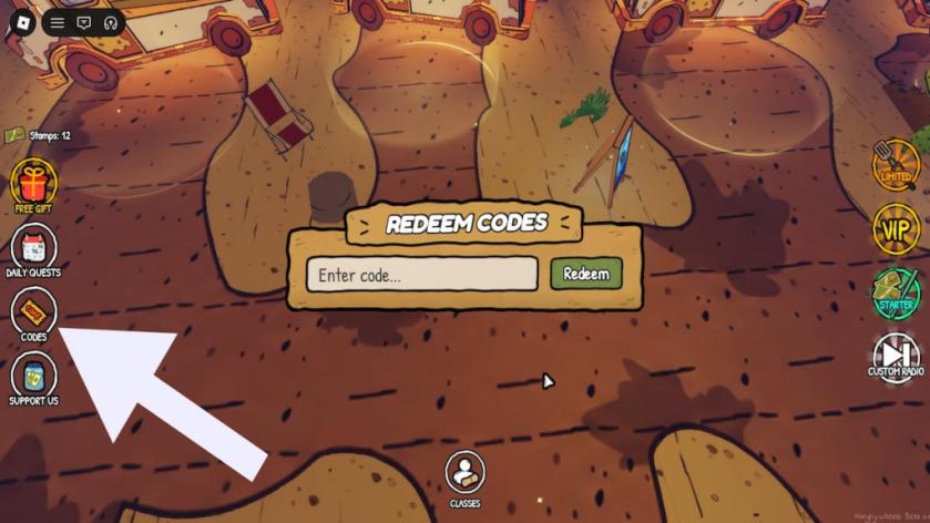 How to redeem codes in Hungry Wheels