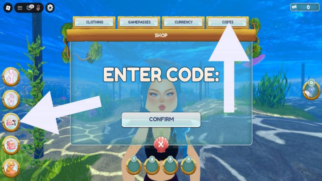 How to redeem Mermaid Awakening codes.