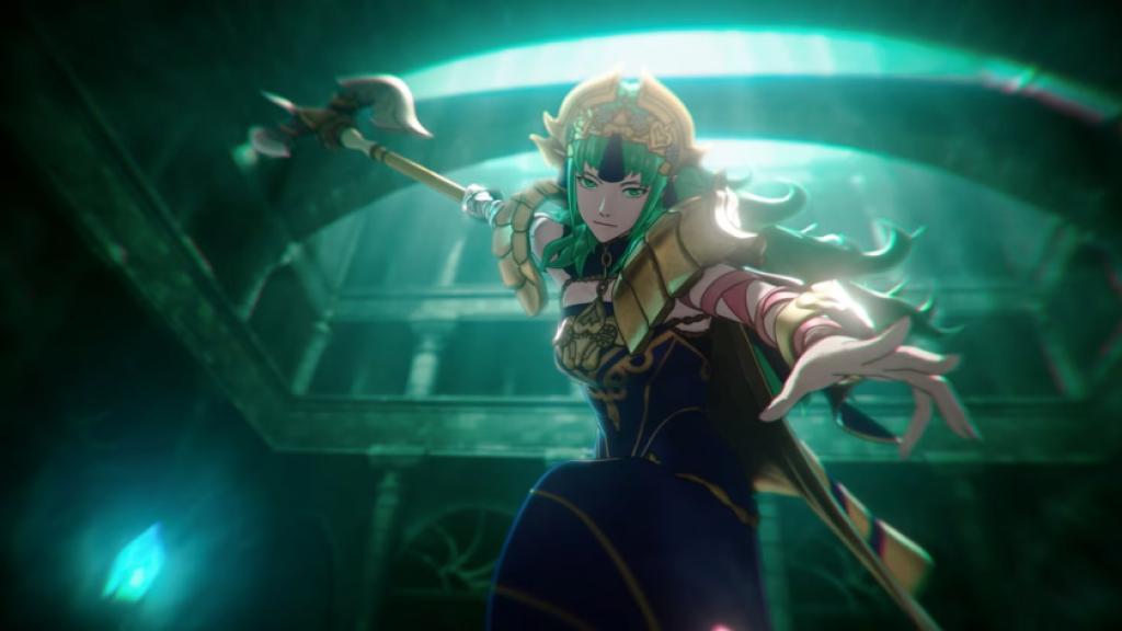 Fire Emblem Fortune's Weave goddess
