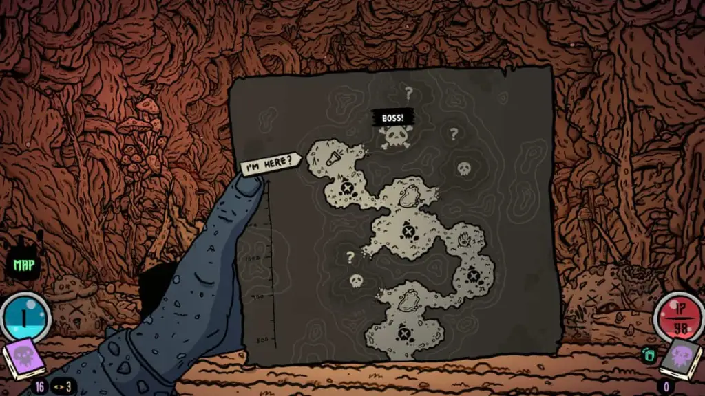 Shroom and Gloom map